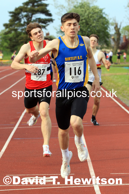 800 metres, 2022 NEGP No. 2, Hebburn. Photo: David T. Hewitson/Sports for All Pics